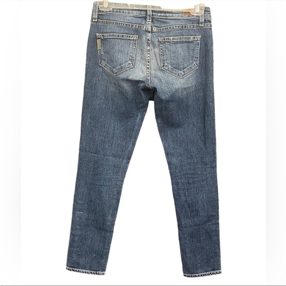 PAIGE Skyline Ankle Peg Jeans 
Distressed Medium Wash
Size 24 - Picture 2 of 10